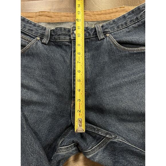 Duluth Trading Co Mens Blue Denim Jeans Size 38x32 100% Cotton 3237-18 - Picture 10 of 12